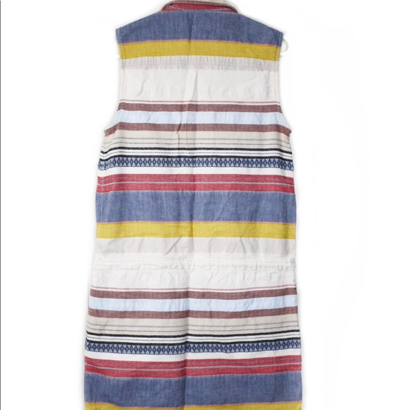 MOTHER Button Front Sleeveless Shirt Dress S - Picture 4 of 8